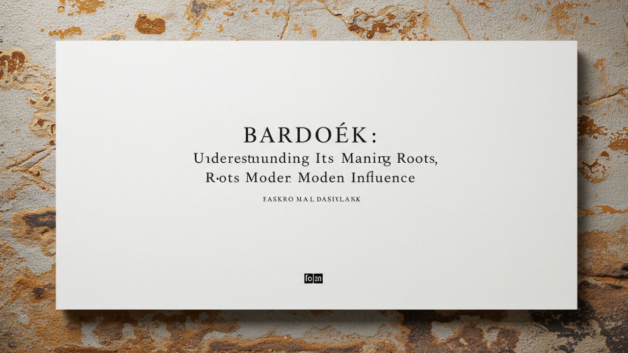 bardoek